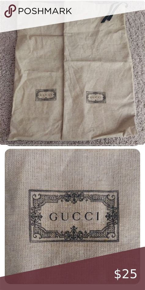 gucci large dust bag and box for sale|dust bag gucci original.